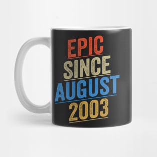 Epic Since August 2003 Funny Birthday Mug